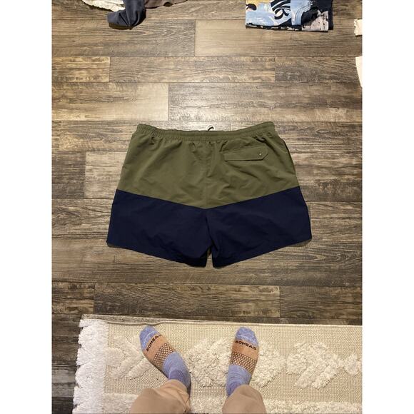 Duluth Trading Men’s Swim Trunks Size 3XL Blue Green Shorts - Picture 5 of 6